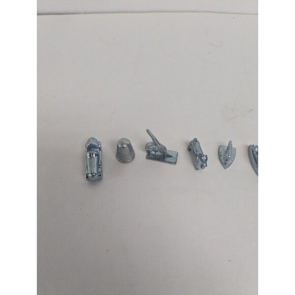 2013 Monopoly Classic Ed Game Replacement Tokens Pieces Movers Set of 10 - Picture 3 of 3